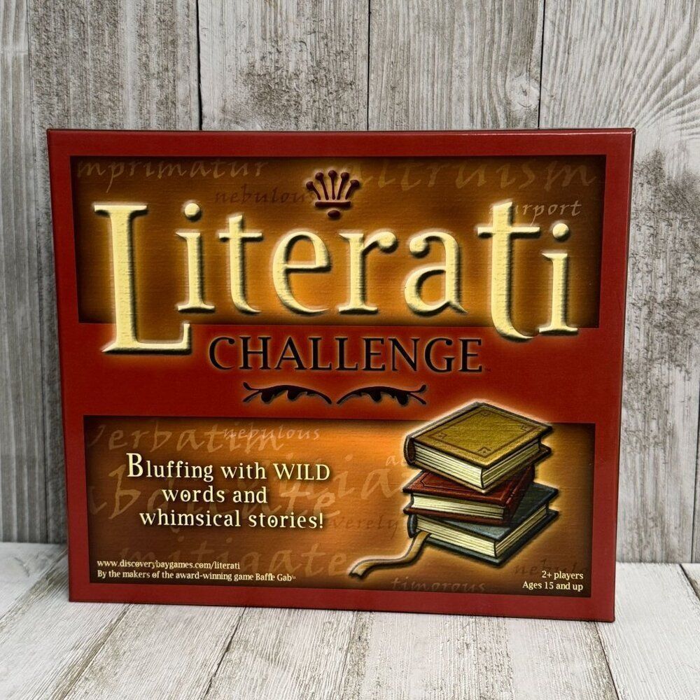 Literati Challenge Board Game Discovery Bay Games - NEW